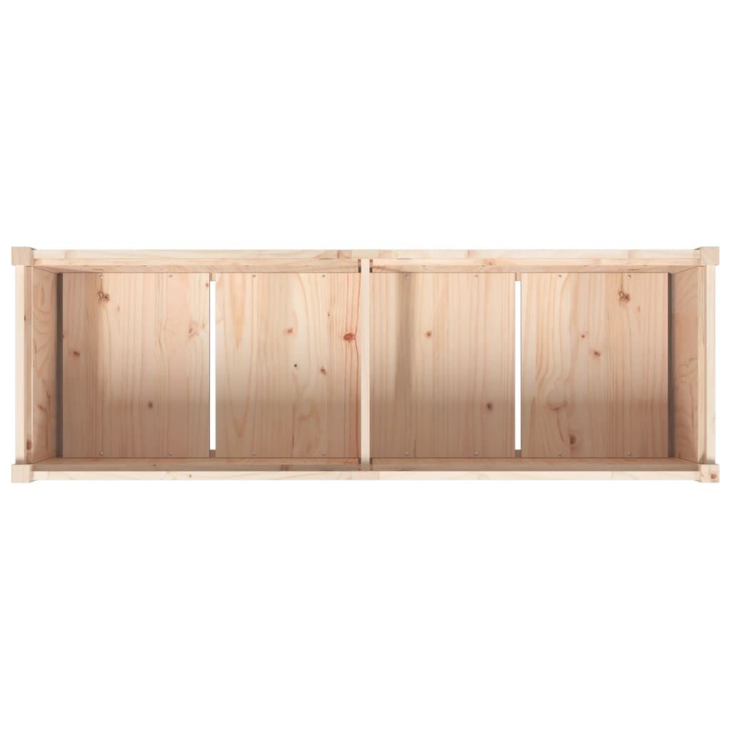 vidaXL Ζαρντινιέρα Κήπου 150 x 50 x 70 εκ. από Μασίφ Ξύλο Πεύκου