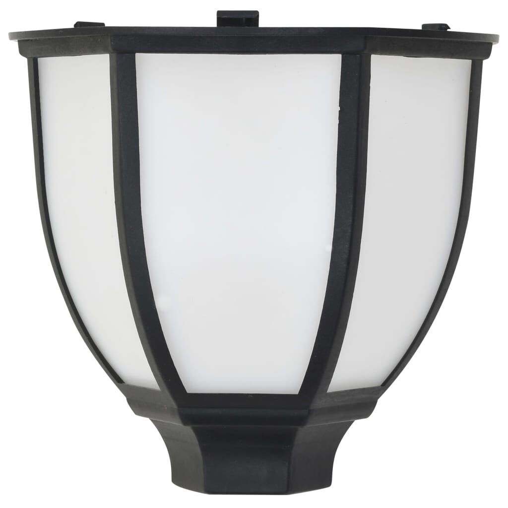 vidaXL Φωτιστικά Εξωτερικού Χώρου Ηλιακά 6 τεμ. LED Μαύρα