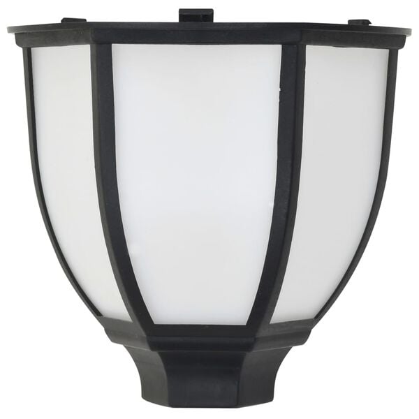 vidaXL Φωτιστικά Εξωτερικού Χώρου Ηλιακά 6 τεμ. LED Μαύρα