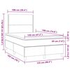 vidaXL &Kappa;&rho;&epsilon;&beta;ά&tau;&iota; Boxspring &mu;&epsilon; &Sigma;&tau;&rho;ώ&mu;&alpha; &Mu;&pi;&lambda;&epsilon; 120x190 &epsilon;&kappa;. &Upsilon;&phi;&alpha;&sigma;&mu;ά&tau;&iota;&nu;&omicron;