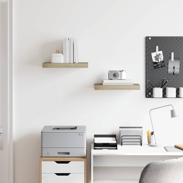 vidaXL &Rho;ά&phi;&iota;&alpha; &Tau;&omicron;ί&chi;&omicron;&upsilon; 2 &tau;&epsilon;&mu;. &Chi;&rho;ώ&mu;&alpha; &Delta;&rho;&upsilon;ό&sigmaf; 40x23x3,8 &epsilon;&kappa;. MDF