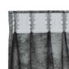 vidaXL Κουρτίνα με κουρτίνες 2 pcs Γκρι 140 x 140 cm Βελούδο