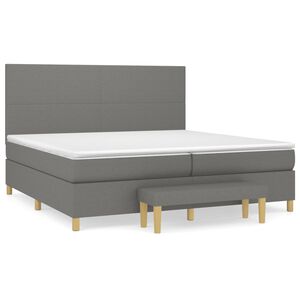 vidaXL &Kappa;&rho;&epsilon;&beta;ά&tau;&iota; Boxspring &mu;&epsilon; &Sigma;&tau;&rho;ώ&mu;&alpha; &Sigma;&kappa;&omicron;ύ&rho;&omicron; &Gamma;&kappa;&rho;&iota; 200x200 &epsilon;&kappa;. &Upsilon;&phi;&alpha;&sigma;&mu;ά&tau;&iota;&nu;&omicron;