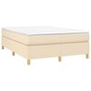 vidaXL &Kappa;&rho;&epsilon;&beta;ά&tau;&iota; Boxspring &mu;&epsilon; &Sigma;&tau;&rho;ώ&mu;&alpha; &Kappa;&rho;&epsilon;&mu; 140x190 &epsilon;&kappa;. &Upsilon;&phi;&alpha;&sigma;&mu;ά&tau;&iota;&nu;&omicron;