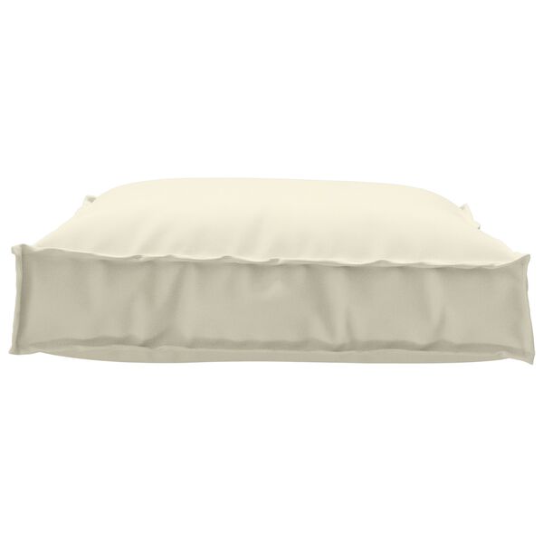 vidaXL Μαξιλάρι παλέτας για κάθισμα Κρεμ 70 x 70 x 12 cm Ύφασμα Oxford