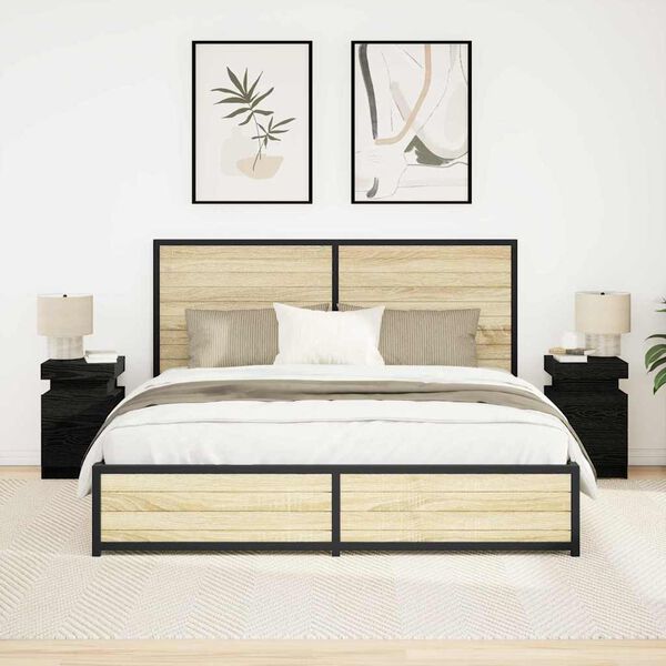 vidaXL &Kappa;&omicron;&mu;&omicron;&delta;ί&nu;&omicron; 2 pcs &Mu;&alpha;ύ&rho;&eta; &Omicron;&xi;&upsilon;ά 35 x 39 x 55 &epsilon;&kappa;. &Epsilon;&pi;&epsilon;&xi;&epsilon;&rho;&gamma;&alpha;&sigma;&mu;έ&nu;&omicron; &xi;ύ&lambda;&omicron;