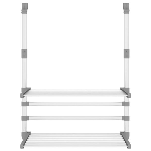 vidaXL Απλώστρα για Μπαλκόνι 54 x 25 x 42 εκ. από Αλουμίνιο