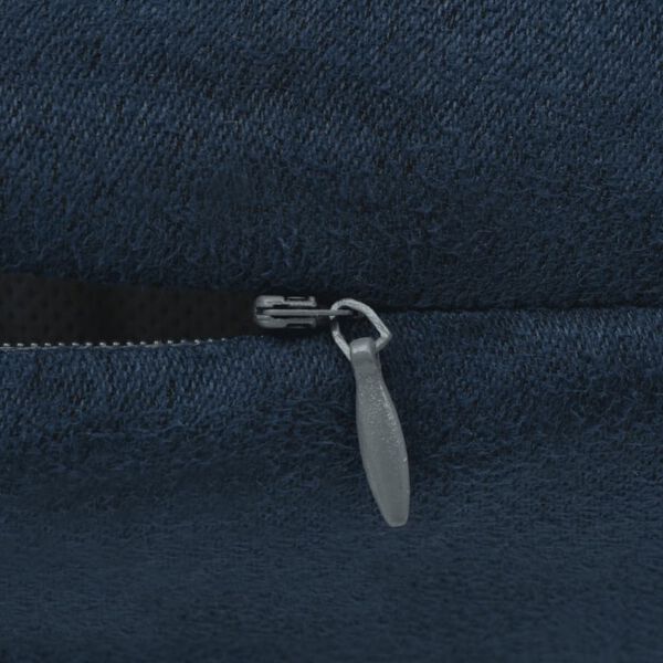 vidaXL Καλύμματα Μαξιλαριών 4 τεμ. Ναυτ. Μπλε 80x80 εκ. Συνθ. Καστόρι