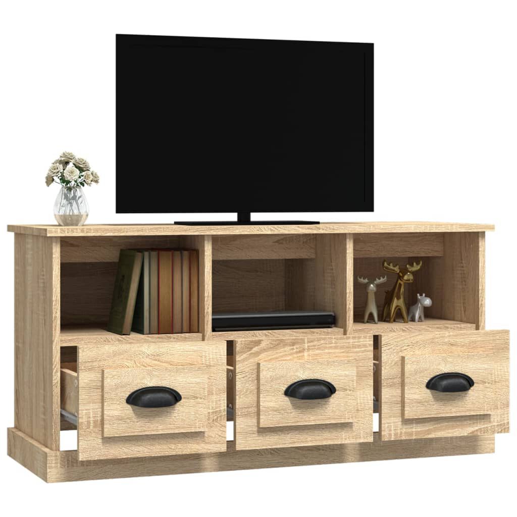 vidaXL Έπιπλο Τηλεόρασης Sonoma Δρυς 100x35x50 εκ. Επεξ. Ξύλο