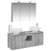 vidaXL &Sigma;&epsilon;&tau; &Nu;&tau;&omicron;&upsilon;&lambda;&alpha;&pi;&iota;ώ&nu; &Mu;&pi;ά&nu;&iota;&omicron;&upsilon; 4 pcs &Gamma;&kappa;&rho;&iota; Sonoma &Epsilon;&pi;&epsilon;&xi;&epsilon;&rho;&gamma;&alpha;&sigma;&mu;έ&nu;&omicron; &Xi;ύ&lambda;&omicron;