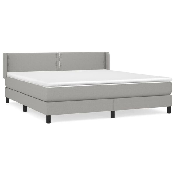 vidaXL &Kappa;&rho;&epsilon;&beta;ά&tau;&iota; Boxspring &mu;&epsilon; &Sigma;&tau;&rho;ώ&mu;&alpha; &Alpha;&nu;&omicron;&iota;&chi;&tau;ό &Gamma;&kappa;&rho;&iota; 180x200 &epsilon;&kappa;. &Upsilon;&phi;&alpha;&sigma;&mu;ά&tau;&iota;&nu;&omicron;