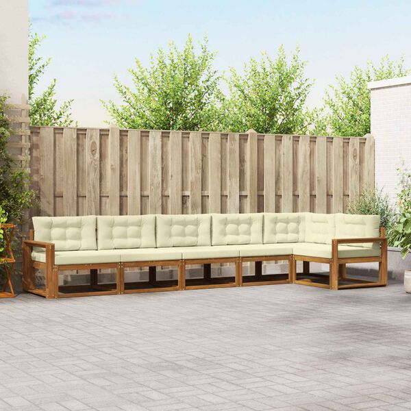 vidaXL &Sigma;&epsilon;&iota;&rho;ά &Kappa;&alpha;&nu;&alpha;&pi;έ &Epsilon;&xi;&omega;&tau;&epsilon;&rho;&iota;&kappa;&omicron;ύ &mu;&epsilon; &mu;&alpha;&xi;&iota;&lambda;ά&rho;&iota; 6 pcs &Phi;&upsilon;&sigma;&iota;&kappa;ό &kappa;&alpha;&iota; &Kappa;&rho;έ&mu;&alpha;