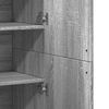 vidaXL Ντουλάπι Γκρι Sonoma 80x35x180 εκ. από Επεξεργασμένο Ξύλο