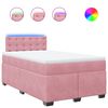 vidaXL &Kappa;&rho;&epsilon;&beta;ά&tau;&iota; Boxspring &mu;&epsilon; &Sigma;&tau;&rho;ώ&mu;&alpha; &Rho;&omicron;&zeta; 120x190 &epsilon;&kappa;. &Beta;&epsilon;&lambda;&omicron;ύ&delta;&iota;&nu;&omicron;