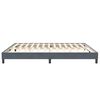 vidaXL Κρεβάτι Boxspring χωρίς Στρώμα Σκούρο Γκρι 200x210 εκ Βελούδινο