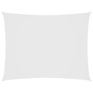 vidaXL Πανί Σκίασης Ορθογώνιο Λευκό 3 x 4 μ. από Ύφασμα Oxford