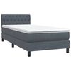 vidaXL &Kappa;&rho;&epsilon;&beta;ά&tau;&iota; Boxspring &mu;&epsilon; &Sigma;&tau;&rho;ώ&mu;&alpha; &Sigma;&kappa;&omicron;ύ&rho;&omicron; &Gamma;&kappa;&rho;&iota; 90x210 &epsilon;&kappa;. &Beta;&epsilon;&lambda;&omicron;ύ&delta;&iota;&nu;&omicron;
