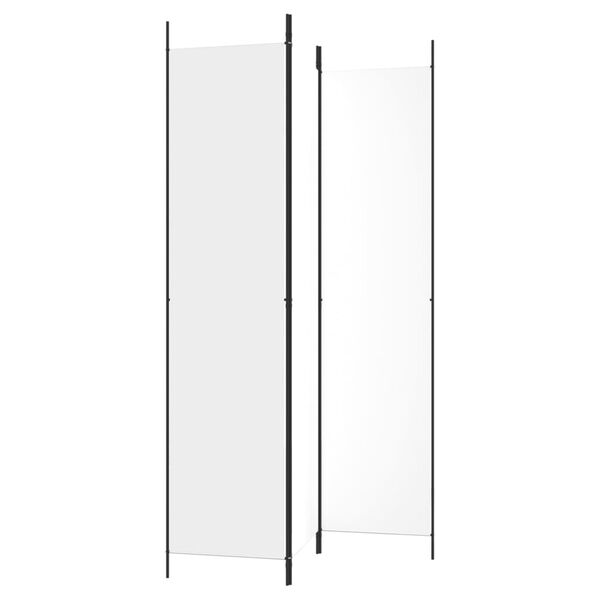 vidaXL Διαχωριστικό Δωματίου με 3 Πάνελ Λευκό 150x220 εκ. Υφασμάτινο