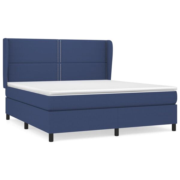 vidaXL &Kappa;&rho;&epsilon;&beta;ά&tau;&iota; Boxspring &mu;&epsilon; &Sigma;&tau;&rho;ώ&mu;&alpha; &Mu;&pi;&lambda;&epsilon; 180x200 &epsilon;&kappa;. &Upsilon;&phi;&alpha;&sigma;&mu;ά&tau;&iota;&nu;&omicron;