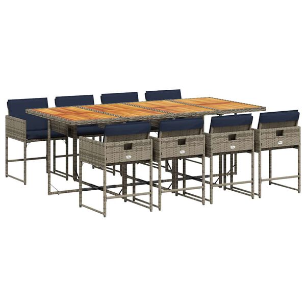 vidaXL &Sigma;&epsilon;&tau; &Tau;&rho;&alpha;&pi;&epsilon;&zeta;&alpha;&rho;ί&alpha;&sigmaf; &Kappa;ή&pi;&omicron;&upsilon; 9 &tau;&epsilon;&mu;. &Gamma;&kappa;&rho;&iota; &Sigma;&upsilon;&nu;&theta;. &Rho;&alpha;&tau;ά&nu; &mu;&epsilon; &Mu;&alpha;&xi;&iota;&lambda;ά&rho;&iota;&alpha;