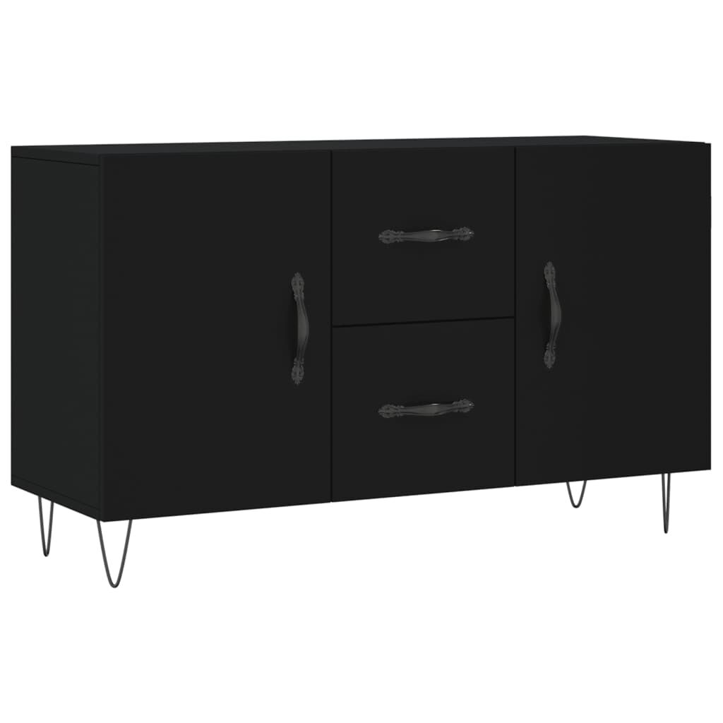 vidaXL Ντουλάπι Μαύρο 100x36x60 εκ. από Επεξεργασμένο Ξύλο