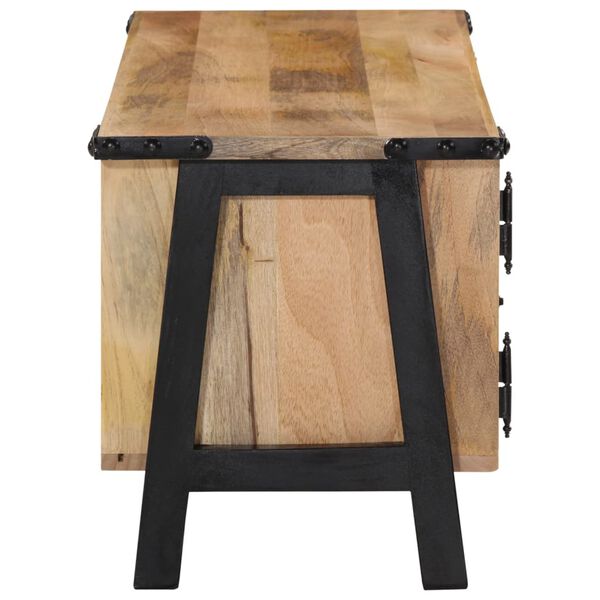 vidaXL Έπιπλο Τηλεόρασης 110 x 35 x 40 εκ. από Μασίφ Ξύλο Μάνγκο