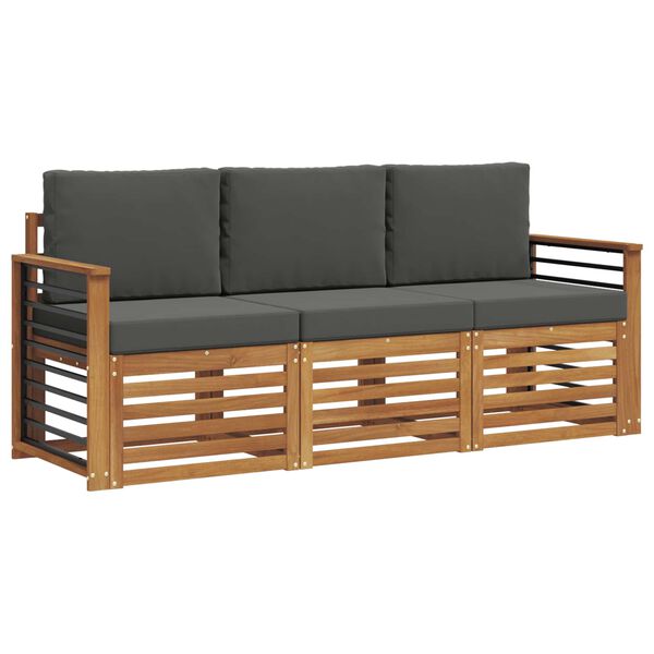 vidaXL &Sigma;&epsilon;&tau; &Kappa;&alpha;&nu;&alpha;&pi;έ 3 pcs &Phi;&upsilon;&sigma;&iota;&kappa;ό &kappa;&alpha;&iota; &Alpha;&nu;&theta;&rho;&alpha;&kappa;ί &Sigma;&tau;&epsilon;&rho;&epsilon;ό &Xi;ύ&lambda;&omicron; &Alpha;&kappa;&alpha;&kappa;ί&alpha;&sigmaf;