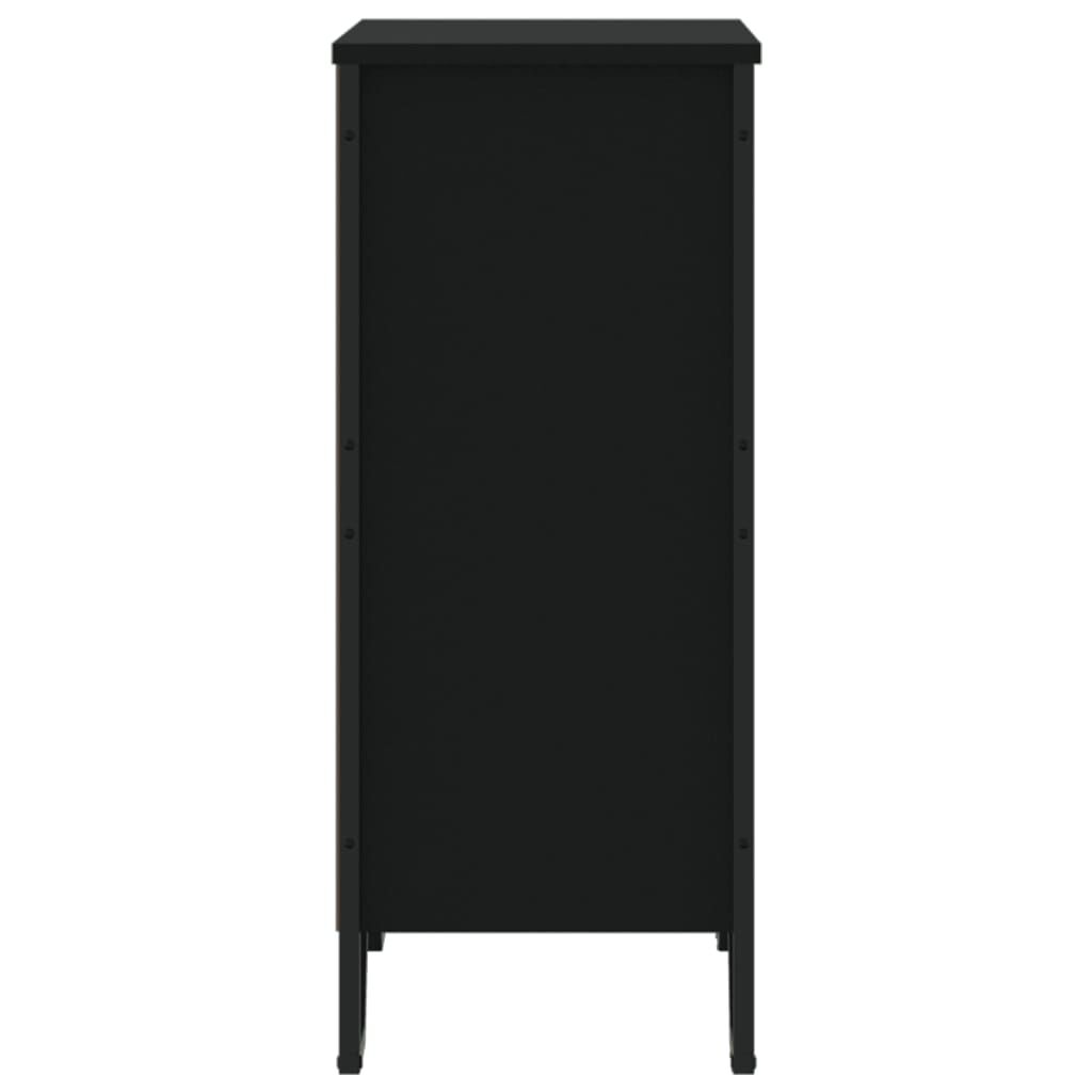 vidaXL Βιβλιοθήκη Μαύρη 80x31x74,5 εκ. από Επεξεργασμένο Ξύλο