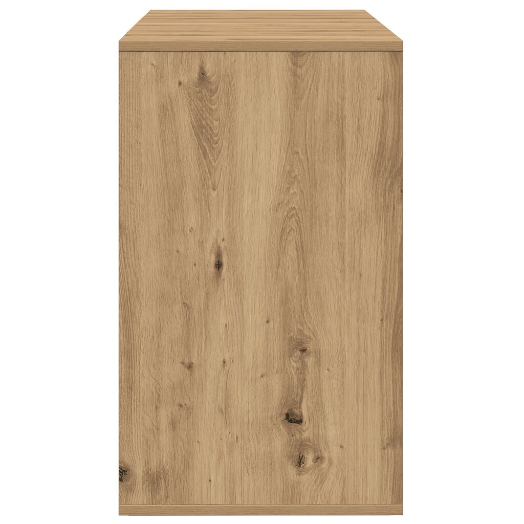 vidaXL Πλευρικός Ράφτης Artisan Δρυς 120x41x75 εκ. Επεξεργασμένο Ξύλο