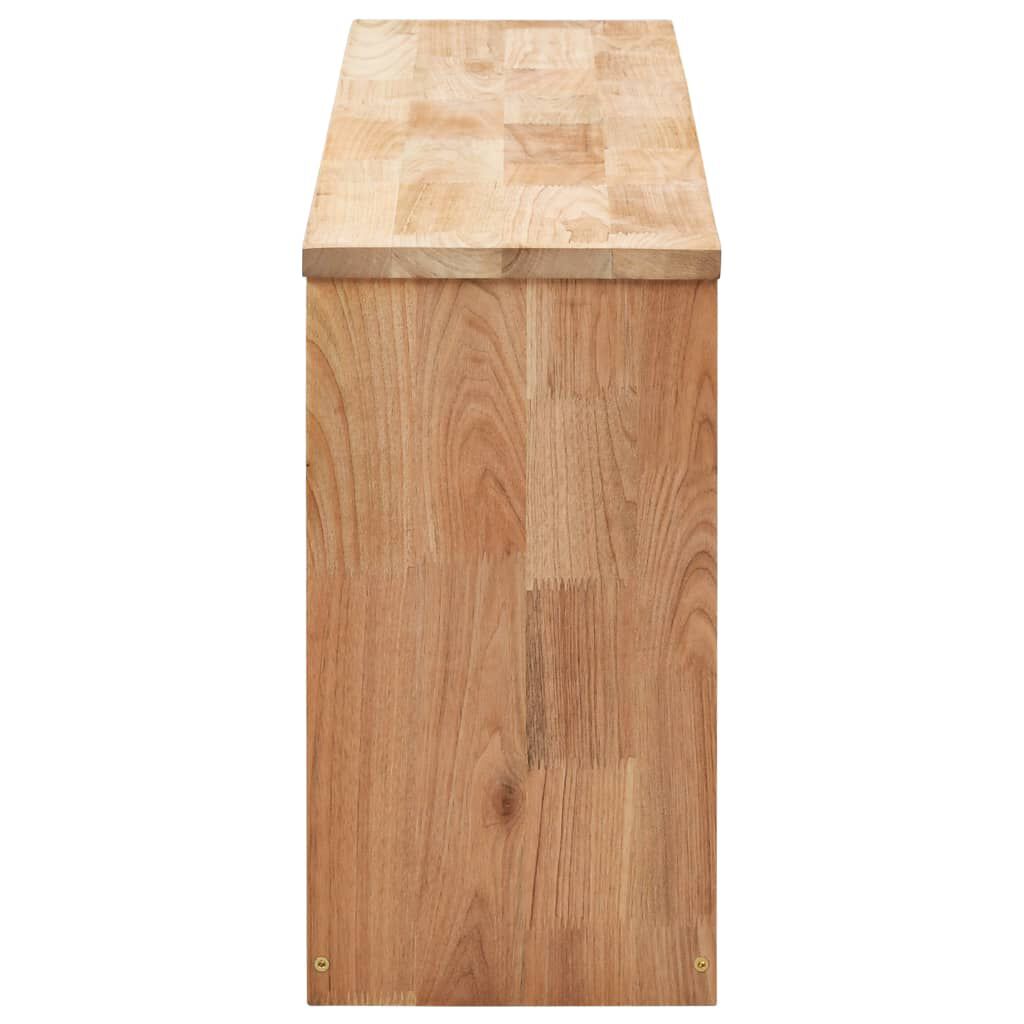 vidaXL Παπουτσοθήκη / Πάγκος 94 x 20 x 38 εκ. από Μασίφ Ξύλο Καρυδιάς