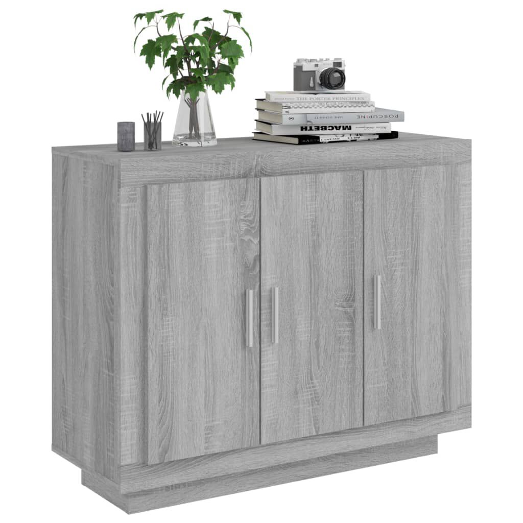 vidaXL Ντουλάπι Γκρι Sonoma 92 x 35 x 75 εκ. από Επεξεργασμένο Ξύλο
