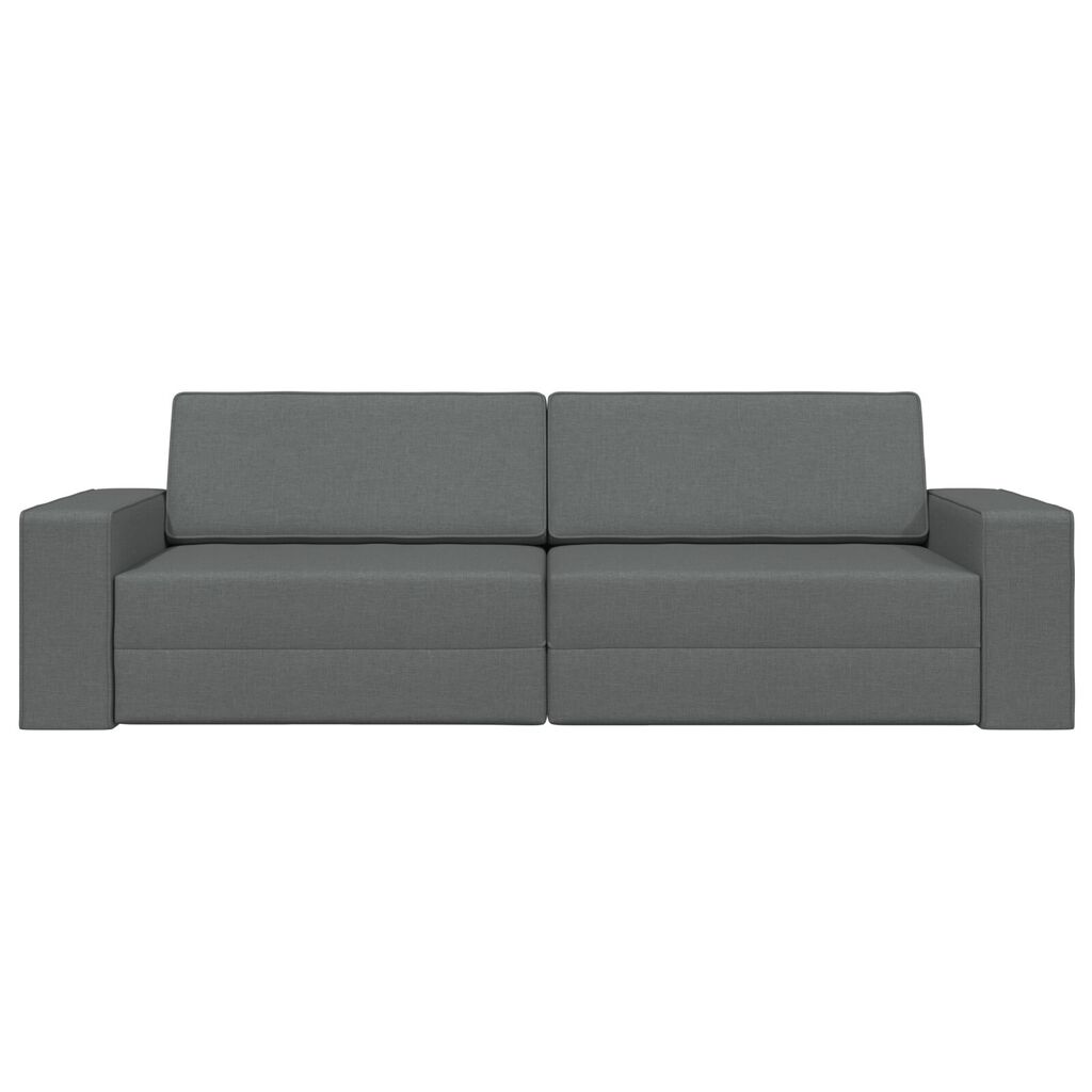 vidaXL Καναπέ-Κρεβάτι Σκούρο Γκρι 245 x 78 x 77 εκ. ύφασμα