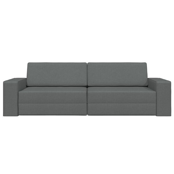 vidaXL Καναπέ-Κρεβάτι Σκούρο Γκρι 245 x 78 x 77 εκ. ύφασμα