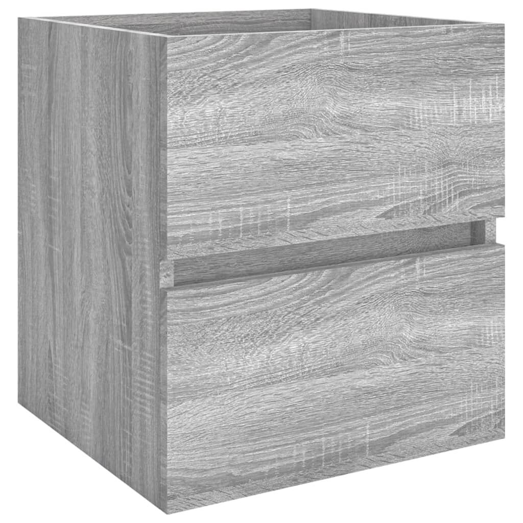 vidaXL Ντουλάπι Νιπτήρα Grey Sonoma 41 x 38,5 x 45 εκ. Επεξεργ. Ξύλο