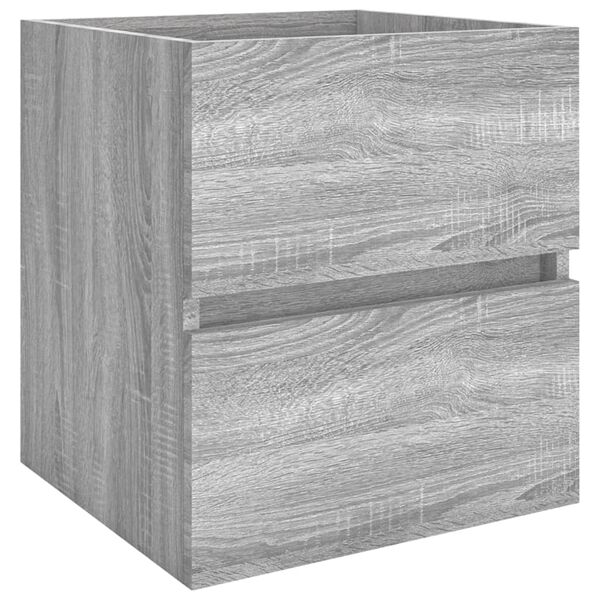 vidaXL Ντουλάπι Νιπτήρα Grey Sonoma 41 x 38,5 x 45 εκ. Επεξεργ. Ξύλο