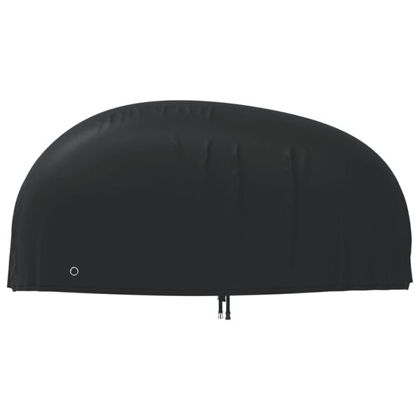 vidaXL Κουκούλα Μηχανής Μαύρη 230x95x125 εκ. Ύφασμα Oxford 210D