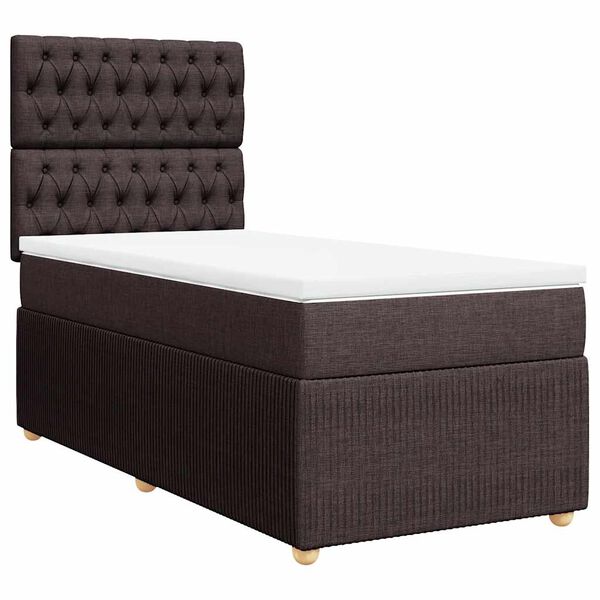 vidaXL &Kappa;&rho;&epsilon;&beta;ά&tau;&iota; Boxspring &mu;&epsilon; &Sigma;&tau;&rho;ώ&mu;&alpha; &Sigma;&kappa;&omicron;ύ&rho;&omicron; &Kappa;&alpha;&phi;έ 100x200 &epsilon;&kappa;. &Upsilon;&phi;&alpha;&sigma;&mu;ά&tau;&iota;&nu;&omicron;