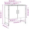 vidaXL Ντουλάπι Νιπτήρα Μπάνιου Sonoma Δρυς 60x33x60 εκ. Επεξ. Ξύλο