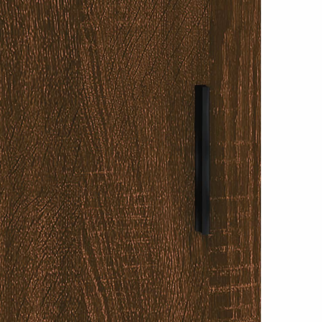 vidaXL Ντουλάπι Τοίχου Καφέ Δρυς 60 x 31 x 60 εκ. Επεξεργασμένο Ξύλο