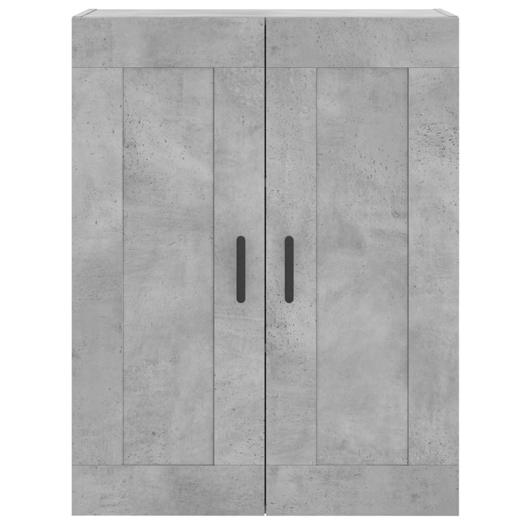 vidaXL Ντουλάπι Γκρι Σκυροδέματος 69,5x34x180 εκ. Επεξεργασμένο Ξύλο