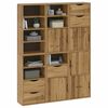 vidaXL Πλαϊνά ντουλάπια 6 τεμ. ODDA 40x24x79 εκ. από Μασίφ Ξύλο Πεύκου