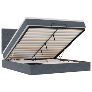 vidaXL &Omicron;&theta;&omega;&mu;&alpha;&nu;&iota;&kappa;ό &kappa;&rho;&epsilon;&beta;ά&tau;&iota; &mu;&epsilon; &sigma;&tau;&rho;ώ&mu;&alpha;&tau;&alpha; & LEDs &Sigma;&kappa;&omicron;ύ&rho;&omicron; &gamma;&kappa;&rho;&iota; Velvet