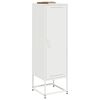 vidaXL Μπουφές Λευκός 36x39x123 εκ. από Ατσάλι