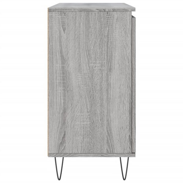 vidaXL Μπουφές Γκρι Sonoma 104 x 35 x 70 εκ. από Επεξεργασμένο Ξύλο