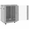 vidaXL Ντουλάπα δικτύου με αποθήκευση Γκρι 60 x 60 x 80 εκ Ατσάλι