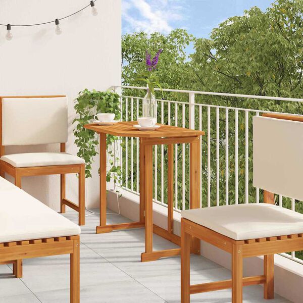 vidaXL Σετ Μπιστρό Κήπου 6 pcs Καφέ Μασίφ ξύλο ακακίας