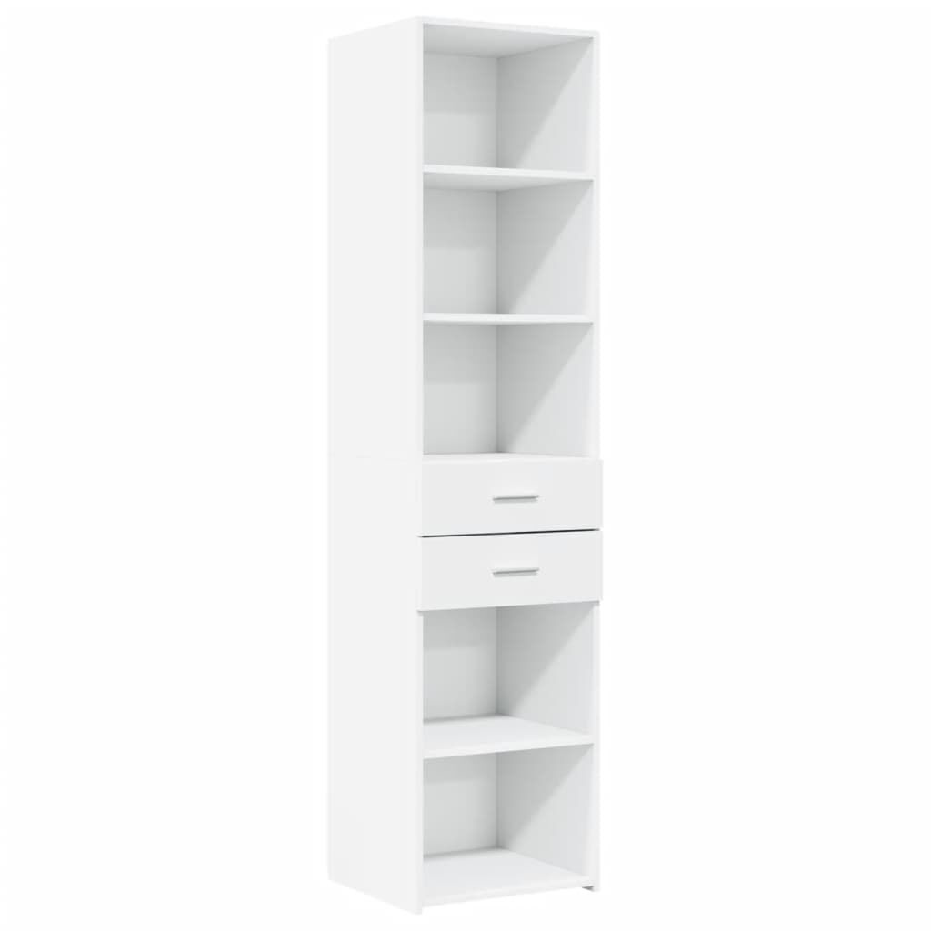 vidaXL Ντουλάπι Λευκό 45x42,5x185 εκ. από Επεξεργασμένο Ξύλο