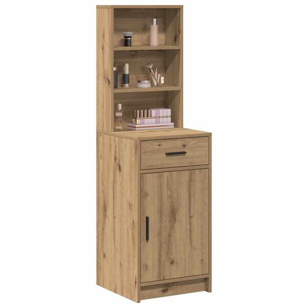 vidaXL Highboard artisan δρυς 40 x 40.5 x 135 εκ. Επεξεργασμένο ξύλο