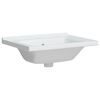 vidaXL Νιπτήρας Μπάνιου Ορθογώνιος Λευκός 61 x 48 x 19,5 εκ. Κεραμικός
