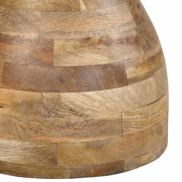 vidaXL Βοηθητικό Τραπέζι Ø40x40 εκ. από Μασίφ Ξύλο Μάνγκο